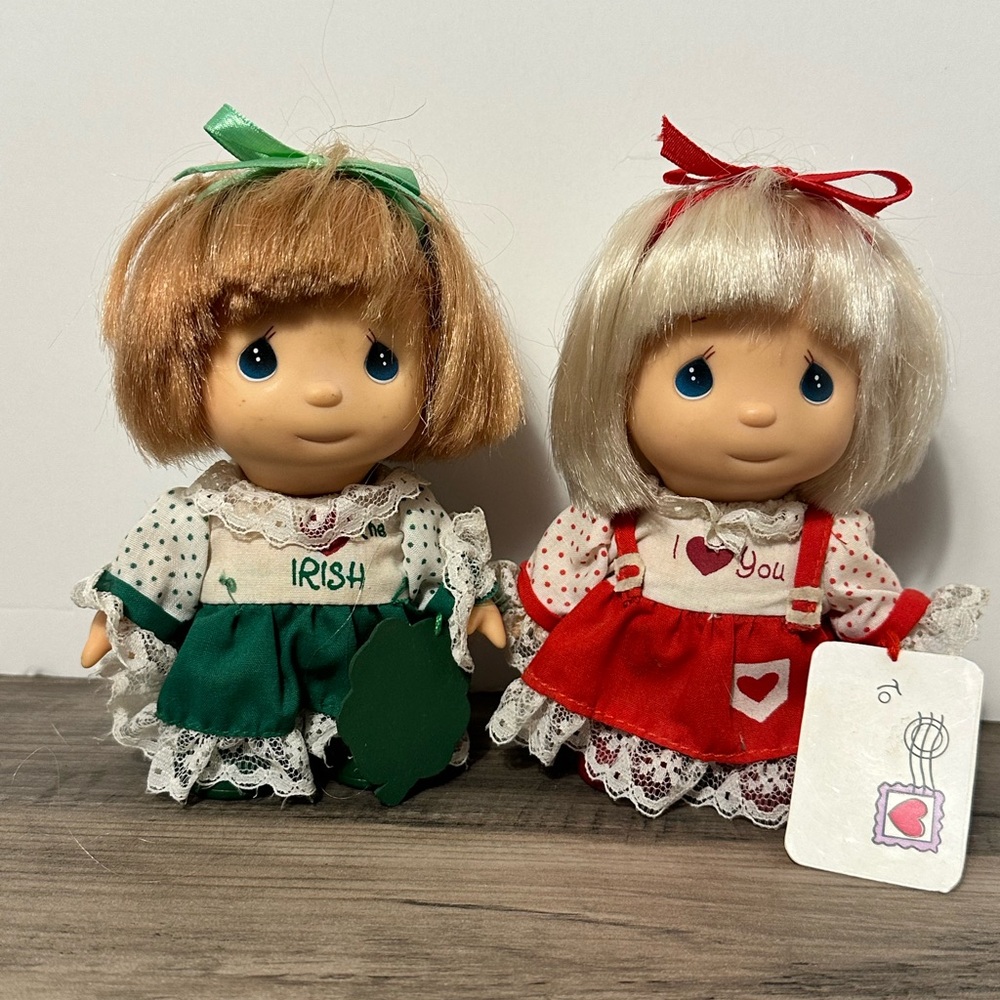Vintage Irish and Love Themed Dolls Precious Moments lot